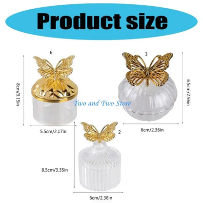 HX6F Decorative Butterfly Accent Plastic Serving Dish For Event Candy Storage Container
