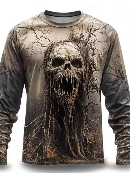 Skull Mummy 3D Printed Casual T-Shirt
