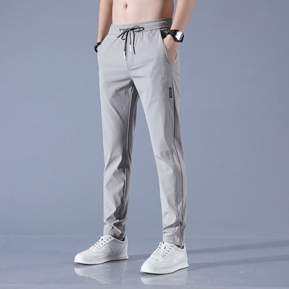 Casual silk pants for men