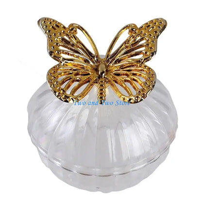 HX6F Decorative Butterfly Accent Plastic Serving Dish For Event Candy Storage Container