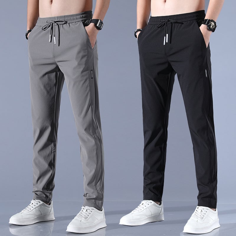 Casual silk pants for men