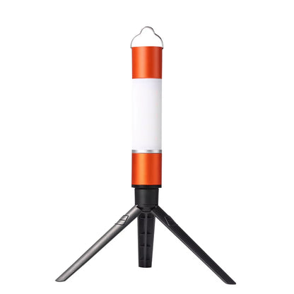 Outdoor Camping LED Telescopic Flashlight with Tripod Nuts Multifunctional Rechargeable Retractable Torch Light Table Lamp