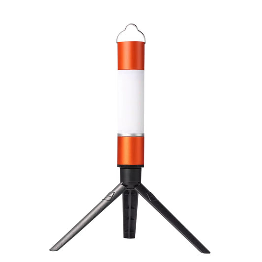 Outdoor Camping LED Telescopic Flashlight with Tripod Nuts Multifunctional Rechargeable Retractable Torch Light Table Lamp