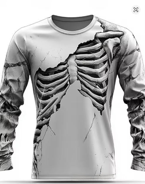 Skull Mummy 3D Printed Casual T-Shirt