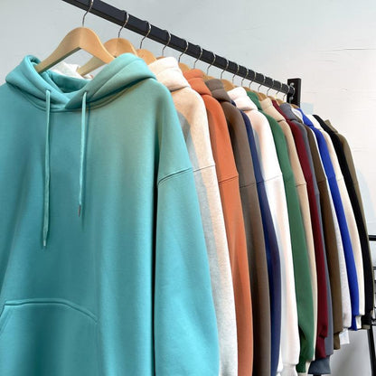 A highly anticipated solid-color sweatshirt for men