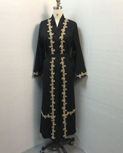 Elegant Embroidered Cardigan Robe for Women