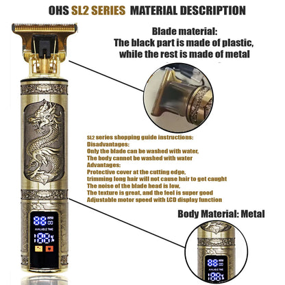 T9 Cordless Electric Hairber Shaver Hair Trimer Home Appliances Travel Barber Razors Shaving Machine for Men Trimmer Man