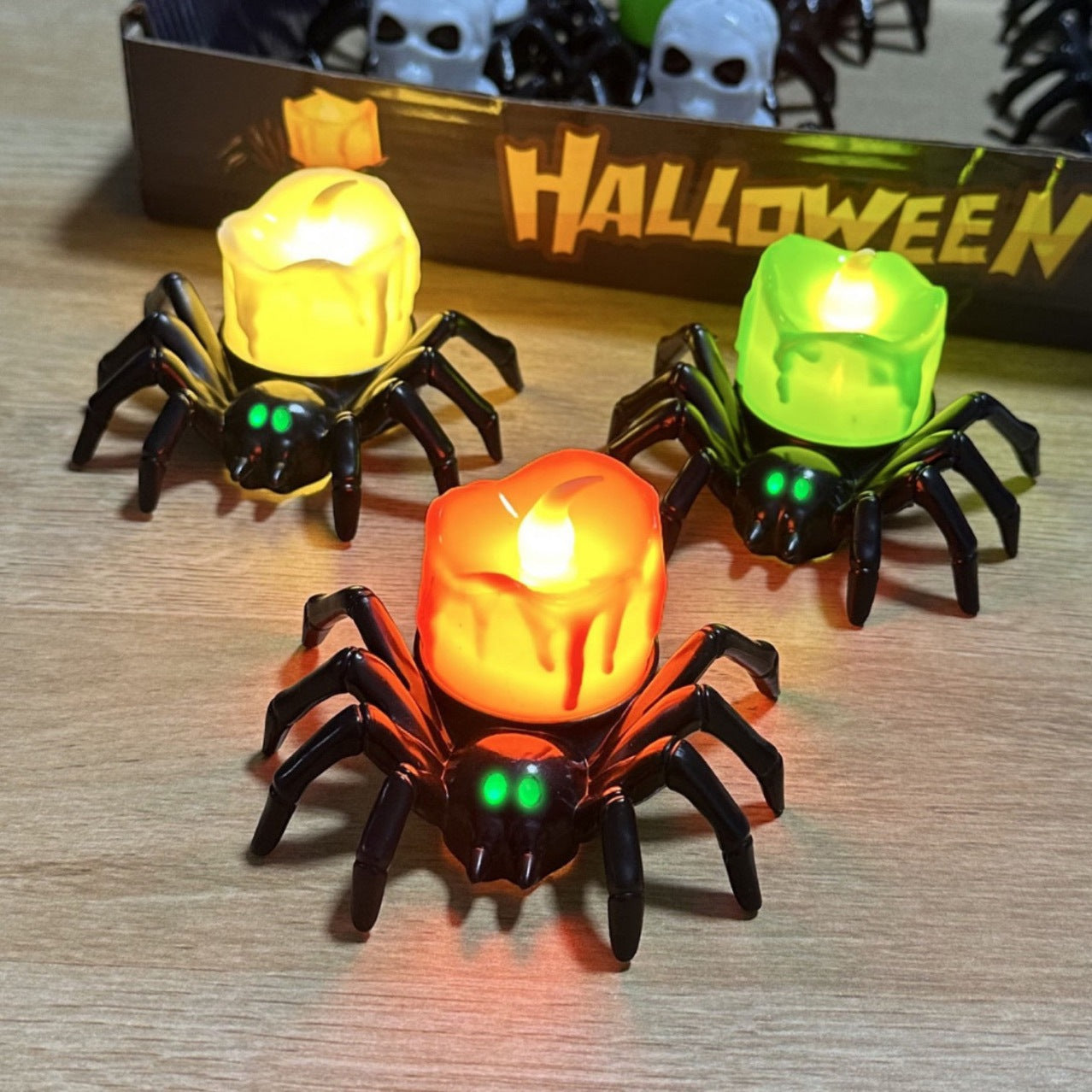 Weird Spider Candle Lamp
