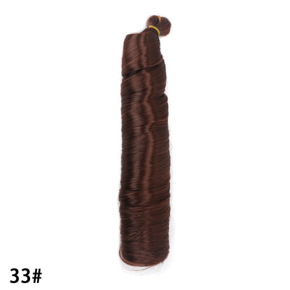 Crochet hair tubes curved wigs braids