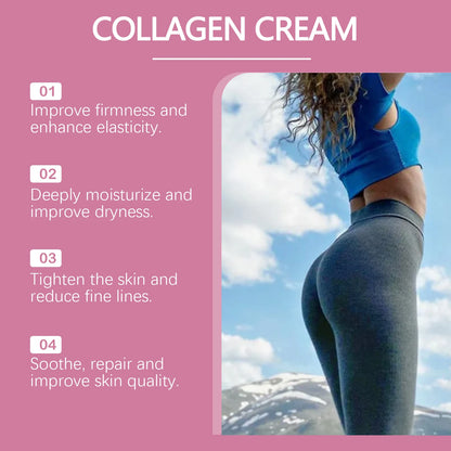 Collagen Hip Lifting Cream Firming Hip Line Reduce Dryness Increase Skin Elasticity Improve Fine Line Soothing Tighten Skin Care