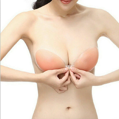 Silicone Self-Adhesive Stick on Gel Push up Strapless Backless Invisible Bras US